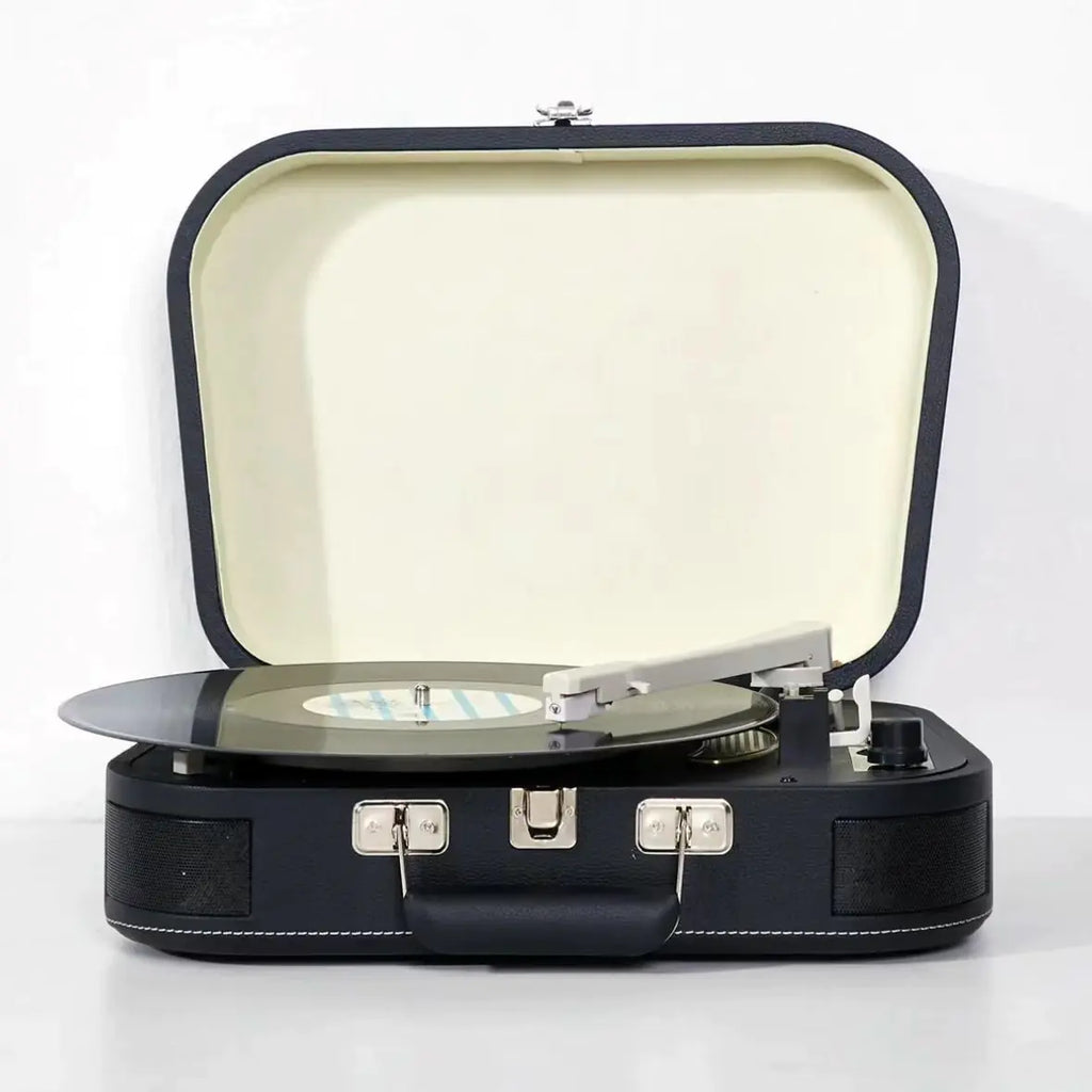 Retro Bluetooth Vinyl Record Player and Speaker Unit