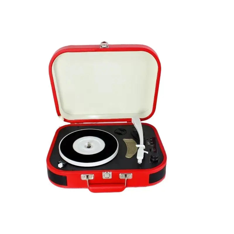 Retro Bluetooth Vinyl Record Player and Speaker Unit