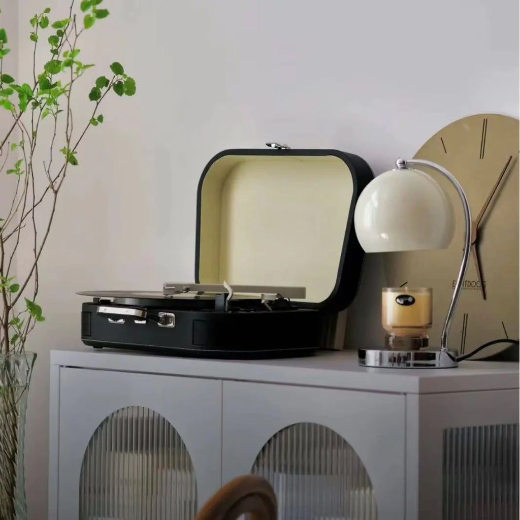 Retro Bluetooth Vinyl Record Player and Speaker Unit